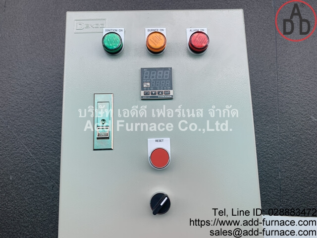 ตู้คอนโทรลควบคุมอุณหภูมิพร้อมระบบจุดไฟอัตโนมัติ แบบ 1จุด
 (3)